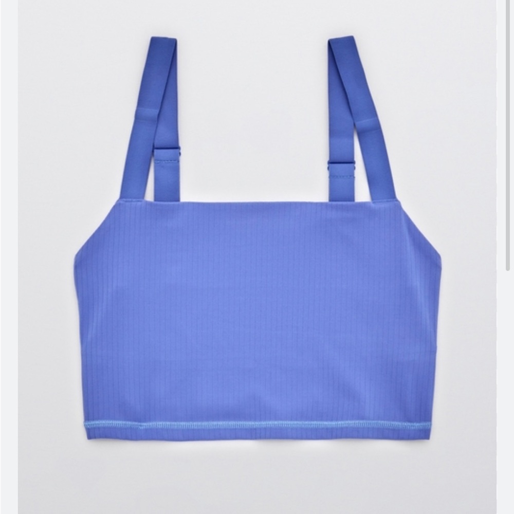 Aerie Sports Bra NWT Blue No Padding Medium